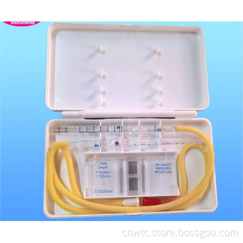 Lab Hemocytometer Set: Accurate Blood Counting Chamber Apparatus for Scientific Research and Clinical Applications